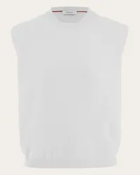 Ferragamo Donna Maglia smanicata Bianco Bianco