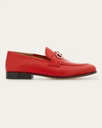 Ferragamo Donna Mocassino mule ornamento Gancini Rosso Rosso