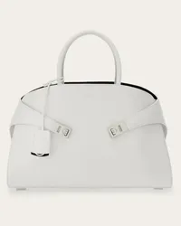 Ferragamo Donna Borsa a mano Hug (M) Bianco Bianco