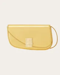 Ferragamo Donna Borsa a spalla Fiamma Oro Oro