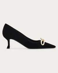 Ferragamo Donna Décolleté fiocco asimmetrico Nero Nero