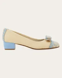 Ferragamo Donna Décolleté Vara Beige Beige