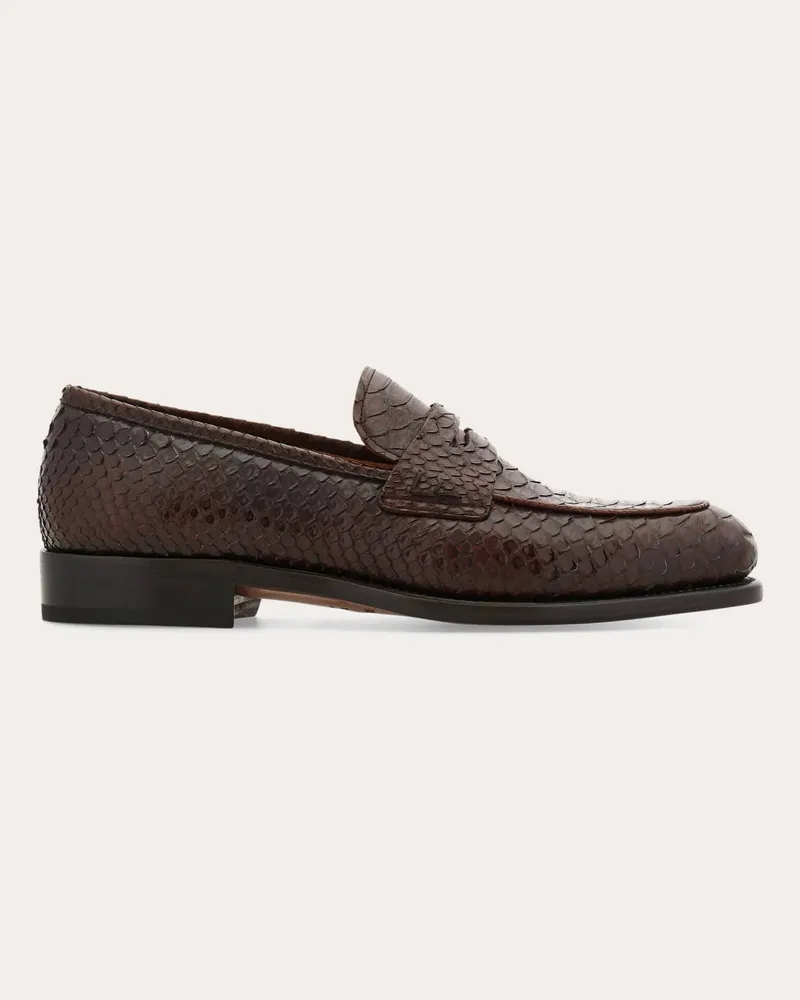 Ferragamo Uomo Mocassino Penny Tramezza Beige Beige