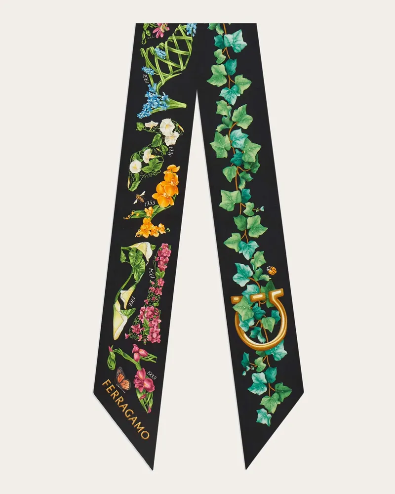 Ferragamo Donna Bandeau stampa Eden shoes Multicolore Multicolore