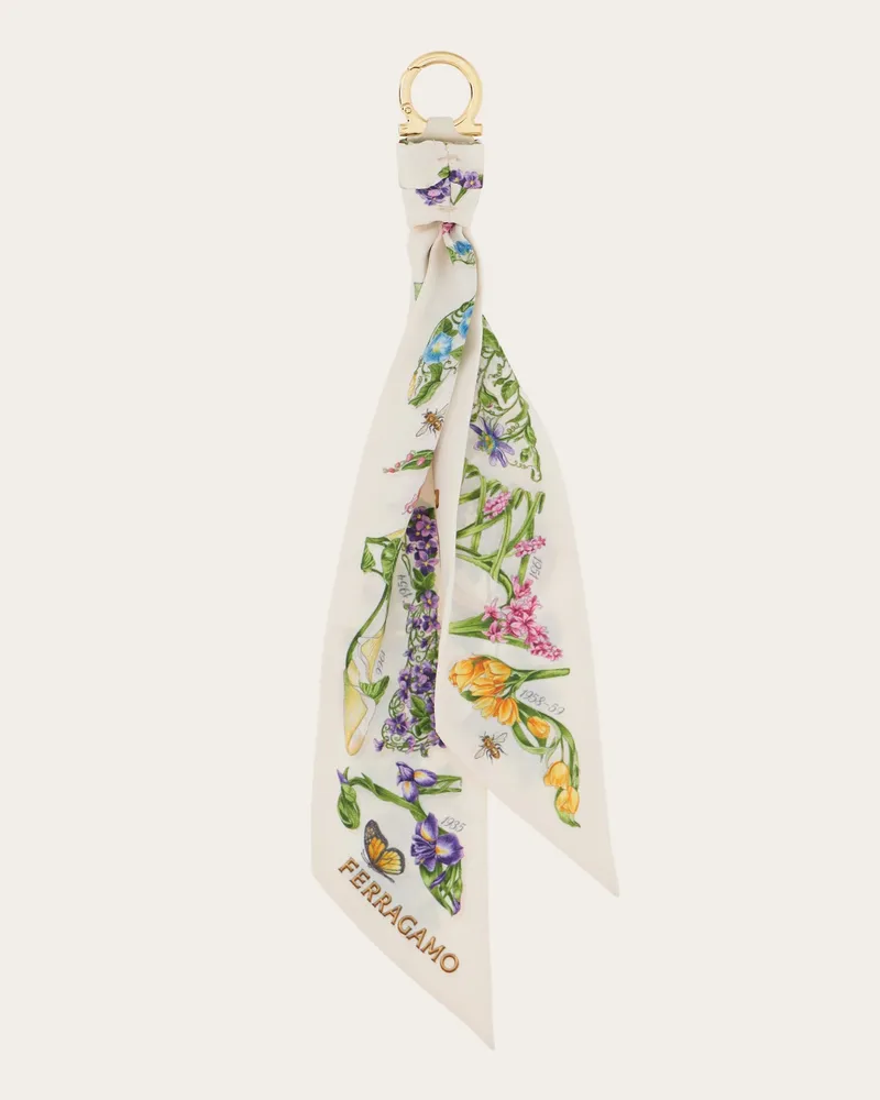 Ferragamo Donna Porta chiavi in seta Multicolore Multicolore