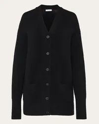 Ferragamo Donna Cardigan oversize in cashmere Nero Nero