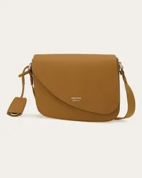 Ferragamo Uomo Borsa a tracolla Fiamma (M) Ocra Bruciato Ocra