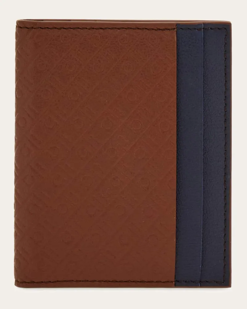 Ferragamo Uomo Portacarte di credito Ferragamo Monogram Marrone Marrone