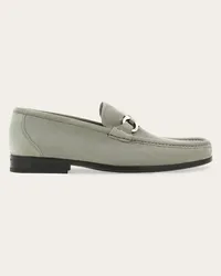 Ferragamo Uomo Mocassino ornamento Gancini Grigio Grigio