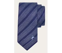 Uomo Cravatta in seta stampa Gomitolo Blu