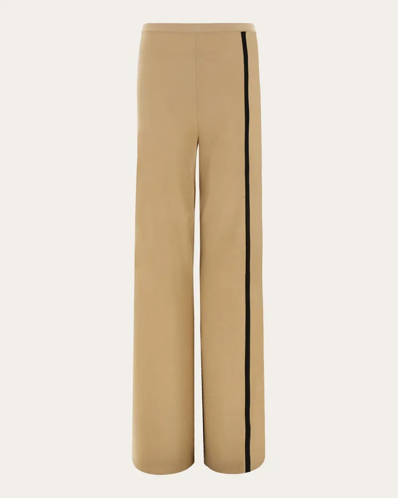 Ferragamo Donna Pantaloni in maglia Beige Beige