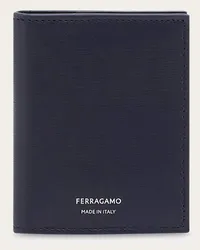 Ferragamo Uomo Porta carte di credito Blu Blu