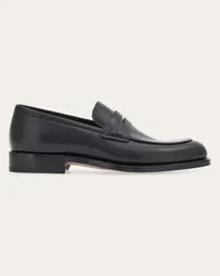 Ferragamo Uomo Mocassino Penny Tramezza Nero Nero