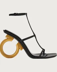 Ferragamo Donna Sandalo Elina Nero Nero