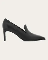 Ferragamo Donna Mocassino con tacco Nero Nero