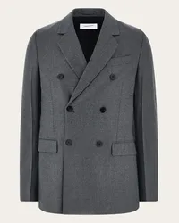 Ferragamo Uomo Blazer doppio petto Grigio Grigio