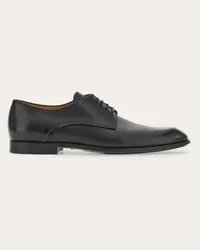 Ferragamo Uomo Derby con sfumature Nero Nero