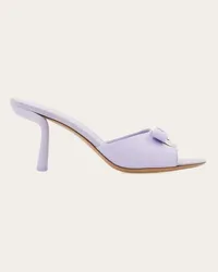 Ferragamo Donna Slide ornamento Drop Bow Viola Viola