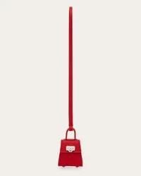 Ferragamo Donna Charm con Gancini Rosso Rosso