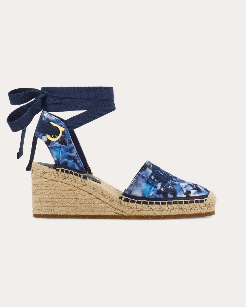 Ferragamo Donna Espadrillas stampa Garofano Multicolore Multicolore