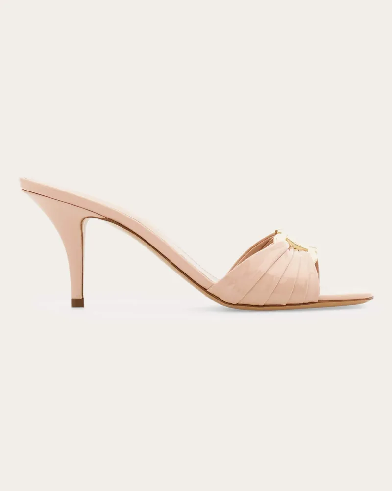 Ferragamo Donna Slide ornamento Gancini Rosa Rosa