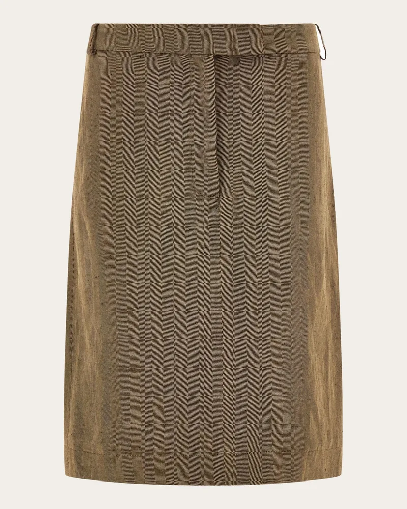 Ferragamo Donna Gonna al ginocchio Beige Beige