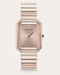 Ferragamo Donna Orologio Ferragamo Crystal Ip Oro Rosa Ip