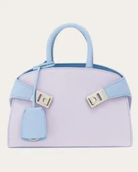 Ferragamo Donna Mini bag Hug bicolore Viola Viola