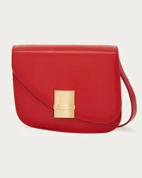 Ferragamo Donna Borsa a tracolla Fiamma (S) Rosso Rosso