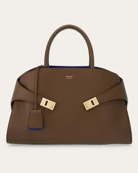 Ferragamo Donna Borsa a mano Hug (M) Marrone Marrone