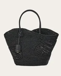 Ferragamo Donna Tote bag con cut out (L) Nero Nero