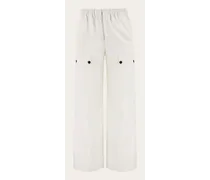 Uomo Pantalone con tasconi Bianco