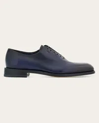 Ferragamo Uomo Oxford Tramezza Blu Blu