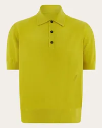 Ferragamo Uomo Polo in maglia Giallo Giallo