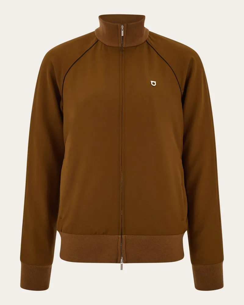 Ferragamo Uomo Blouson sportivo Marrone Marrone