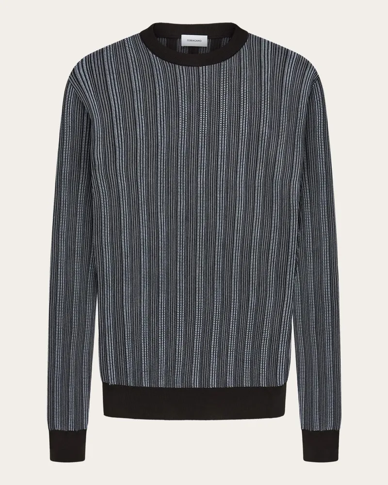 Ferragamo Uomo Magli girocollo Marrone Marrone