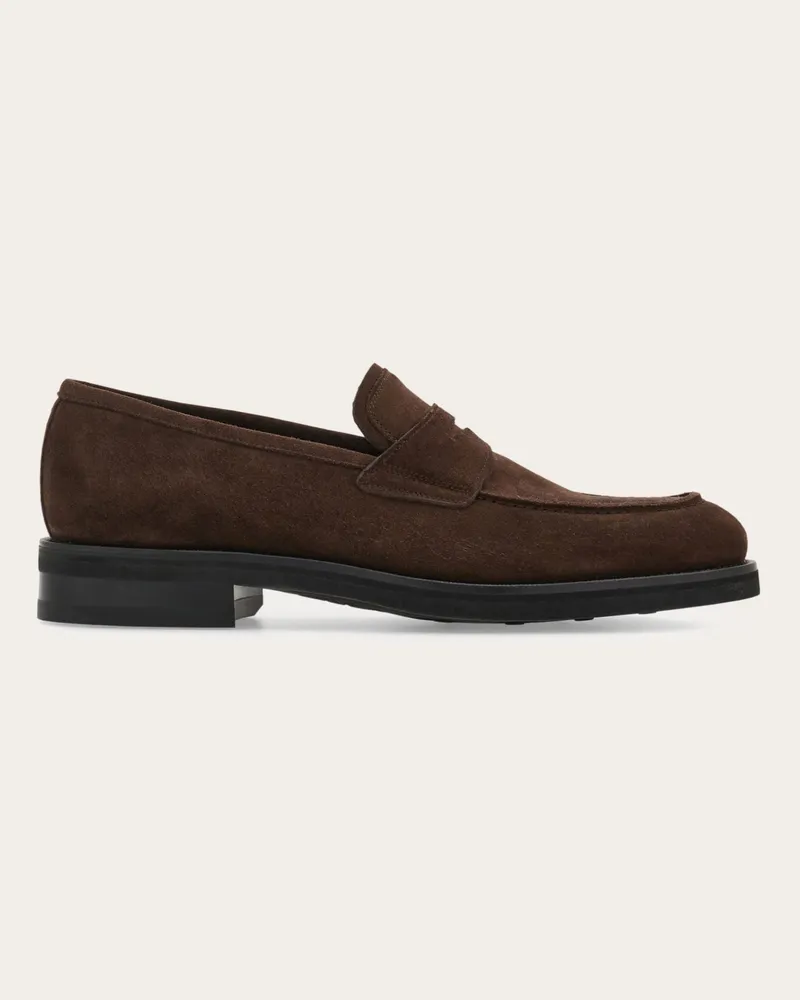 Ferragamo Uomo Mocassino Penny Marrone Marrone