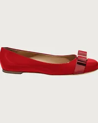 Ferragamo Donna Ballerina Varina Rosso Rosso