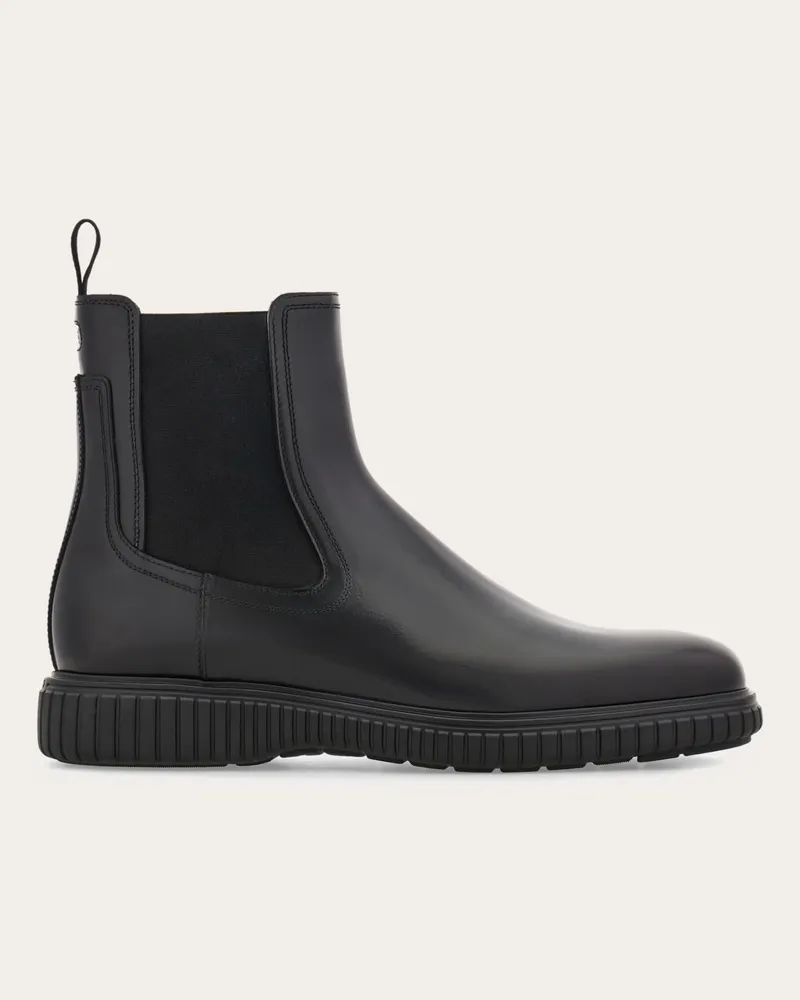 Ferragamo Uomo Stivaletto Chelsea Nero Nero