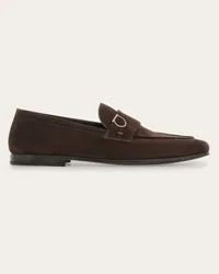 Ferragamo Uomo Mocassino ornamento Gancini Marrone Marrone