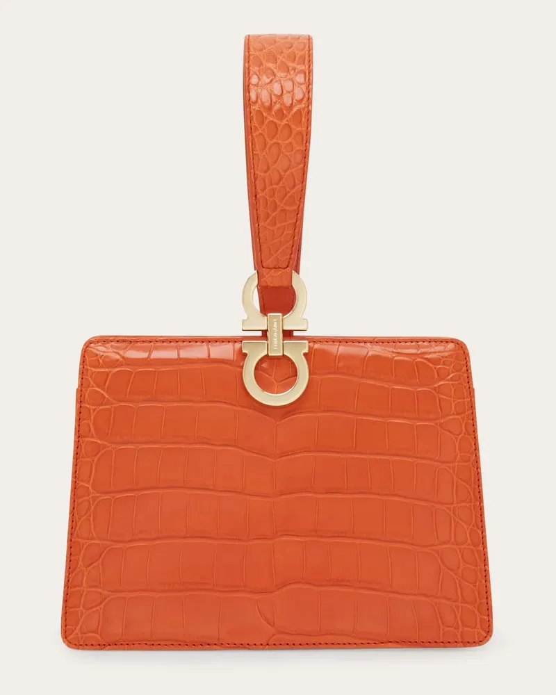 Ferragamo Donna Mini clutch Arancione Arancione