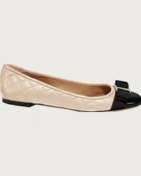 Ferragamo Donna Ballerina Varina trapuntata Beige Beige