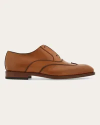 Ferragamo Uomo Oxford con wintip Marrone Marrone