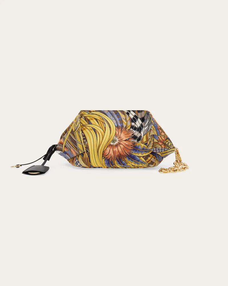 Ferragamo Donna Clutch con catena Gancini Multicolore Multicolore