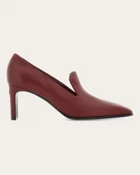 Ferragamo Donna Mocassino con tacco Rosso Rosso