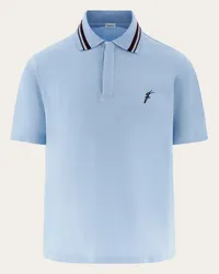 Ferragamo Uomo Polo in cotone biologico Blu Blu