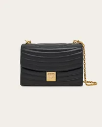 Ferragamo Donna Borsa a spalla matelassé (M) Nero Nero