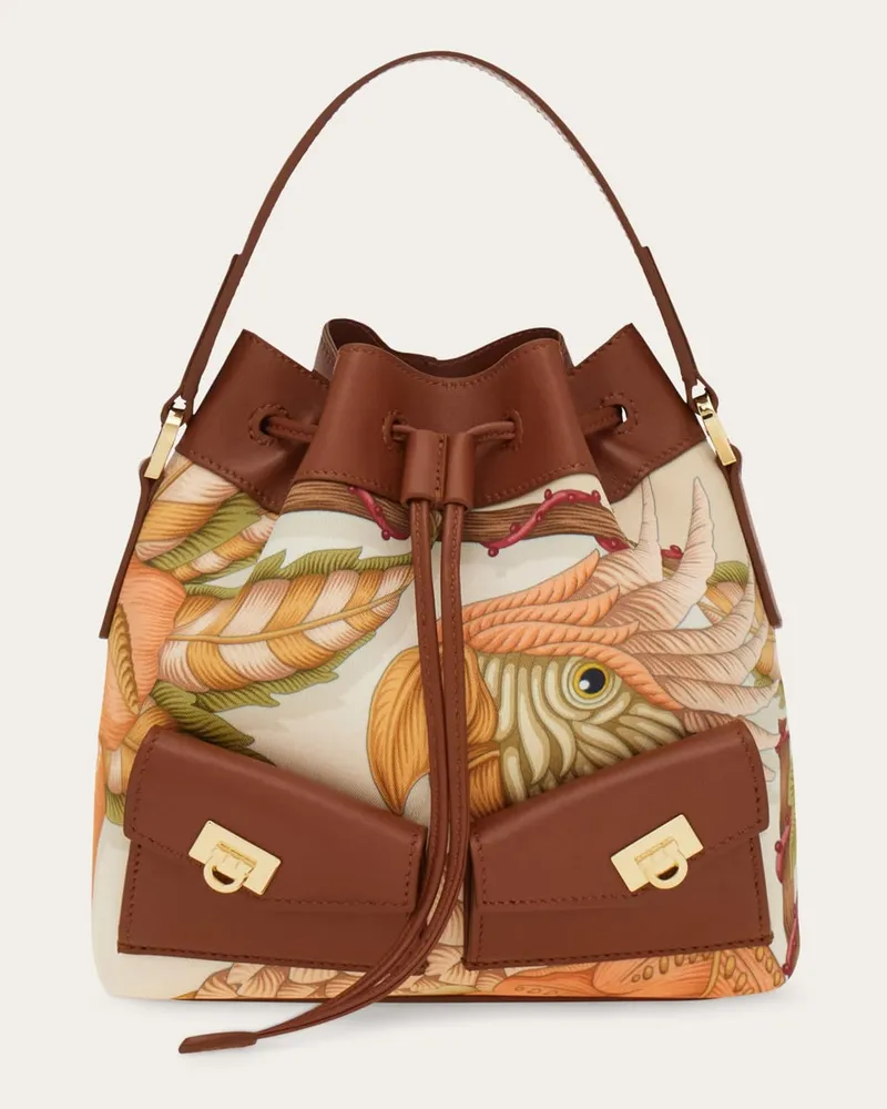 Ferragamo Donna Secchiello multipocket Multicolore Multicolore