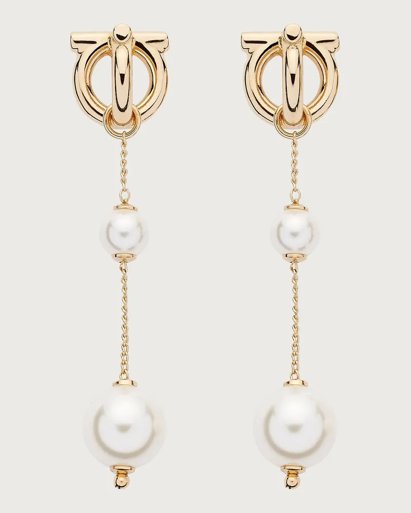 Ferragamo Donna Orecchini Gancini Oro Oro