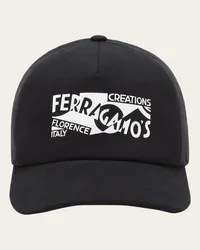 Ferragamo Uomo Cappellino con logo Bianco Bianco